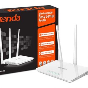 TENDA F3 300MBPS 3 ANTENNA WIRELESS ROUTER