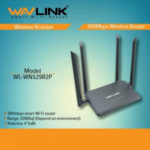 WAVLINK WL-WN529N2 4X5DBI ANTENNA WIRELESS ROUTER